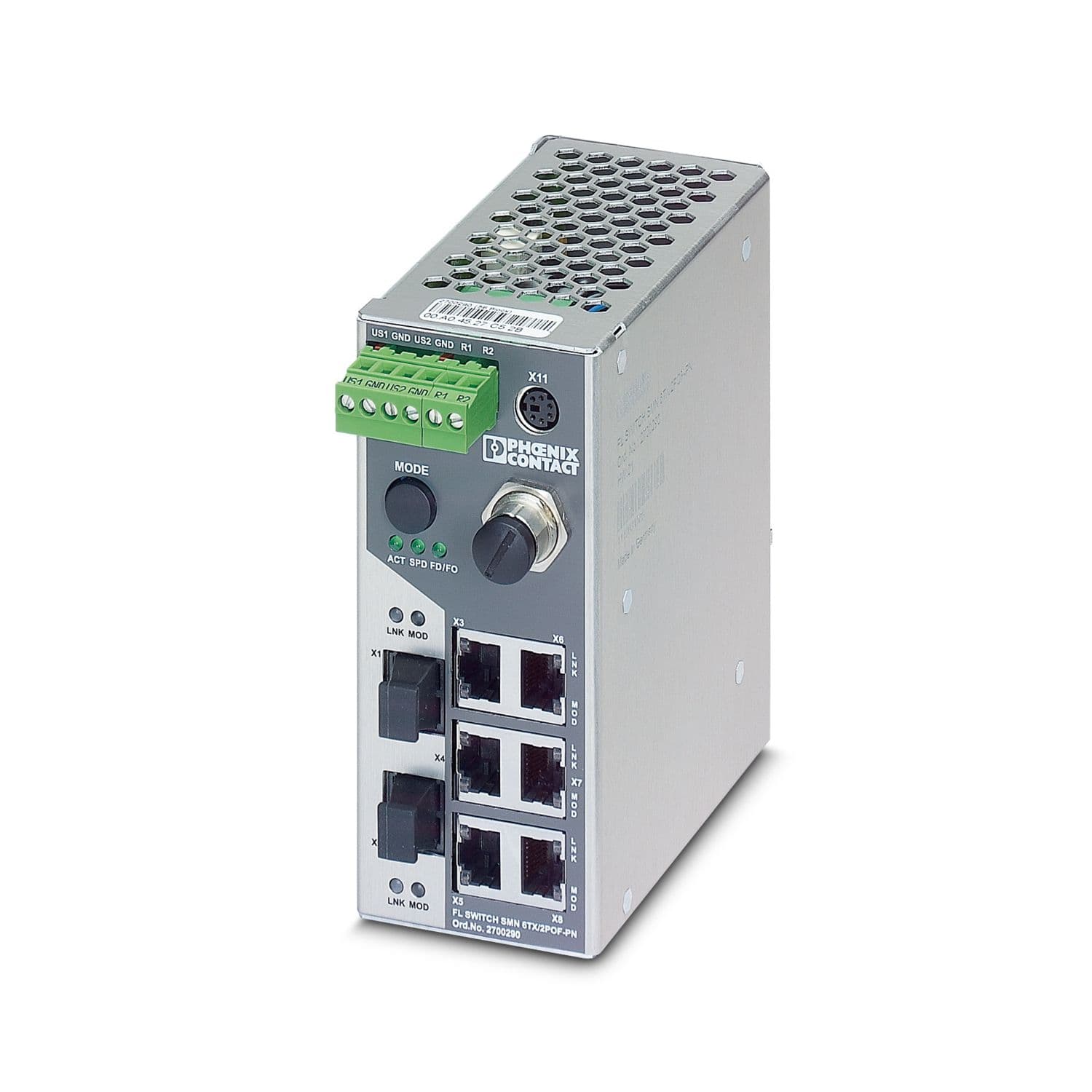 fl switch smn 6tx/2pof-pn