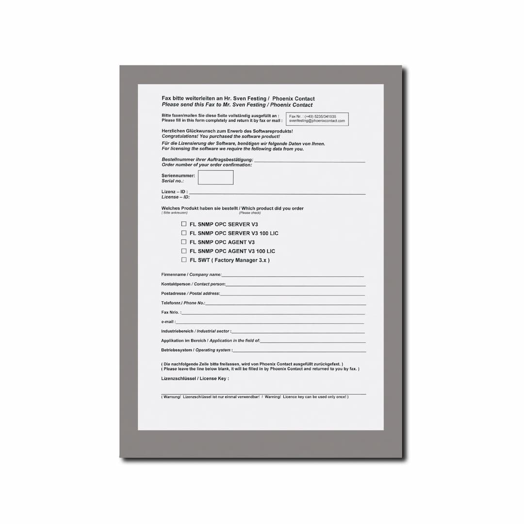 Phoenix Contact FL SNMP OPC SERVER V3 LIC 100